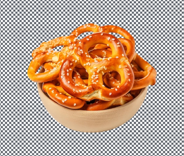 PSD pretzels de rancho tão doces isolados em fundo transparente