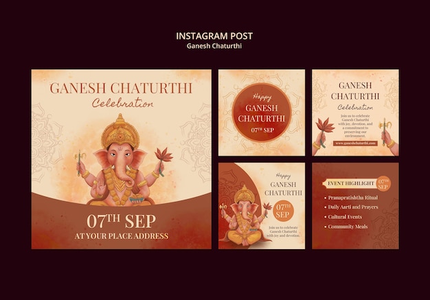 Progettazione del modello di Ganesh Chaturthi