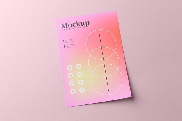 Progettazione di mockup di poster e volantini