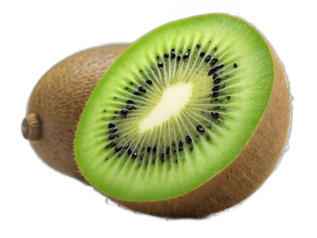 PSD psd de kiwi sur un fond blanc