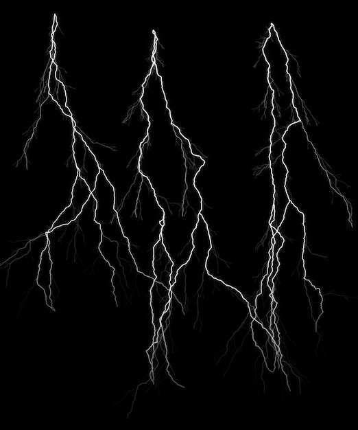 PSD psd lightning bolt texturas de fundo transparente