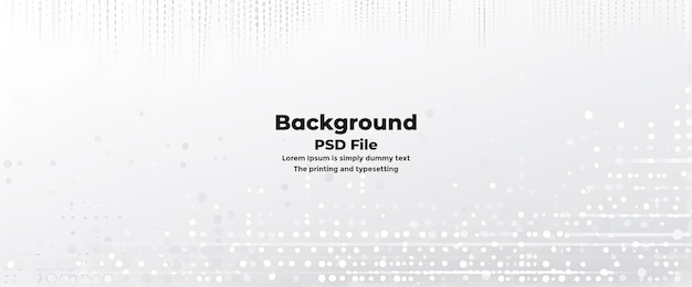 PSD psd semitono branco fundo cinzento pontos tecnologia de textura de fundo branco abstrato