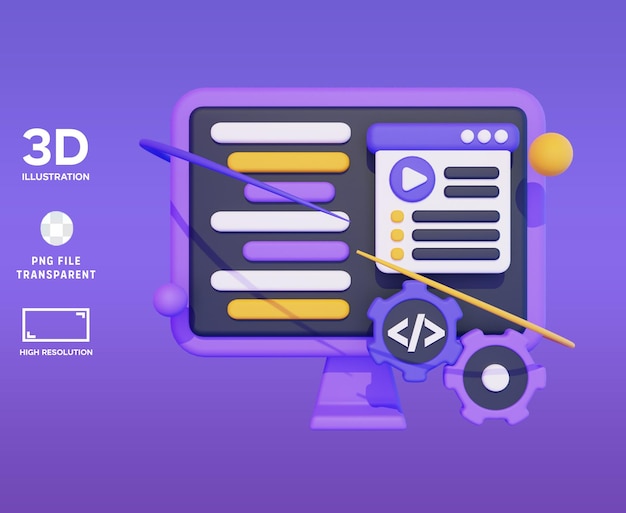 PSD psd-softwareentwicklung 3d-illustration