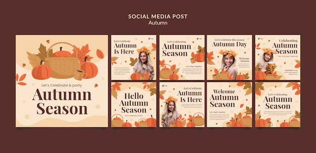 Publications Instagram de la saison d'automne