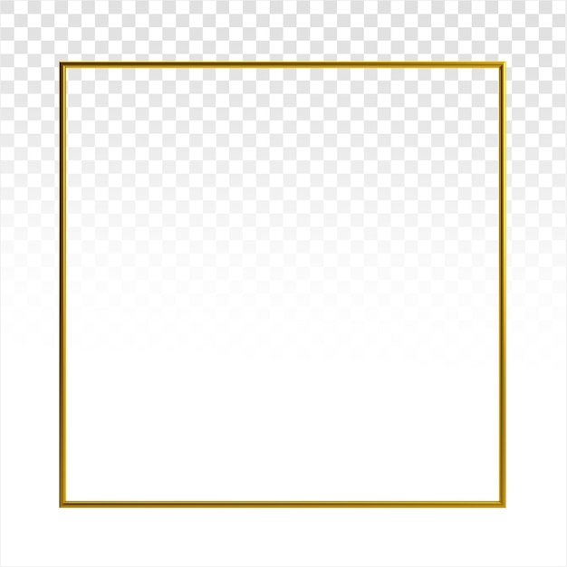 PSD quadro dourado 3d