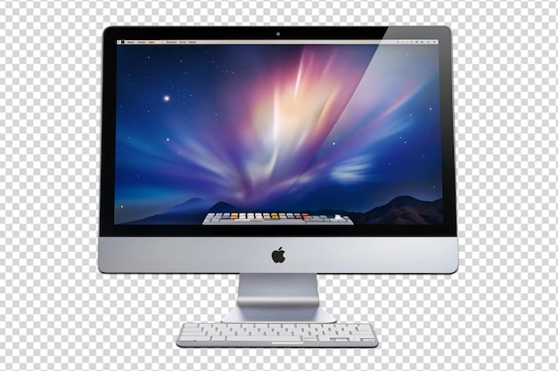 PSD realistischer apple mac imac-computer png