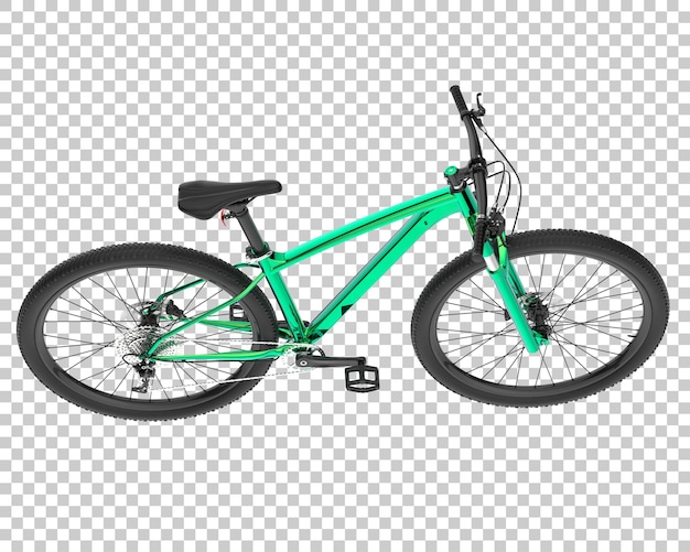 PSD realistisches fahrrad isoliert auf transparentem hintergrund 3d-rendering-illustration