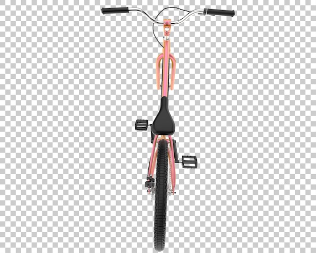 PSD realistisches fahrrad isoliert auf transparentem hintergrund 3d-rendering-illustration