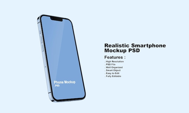 Realistisches Premium-Smartphone-Modell