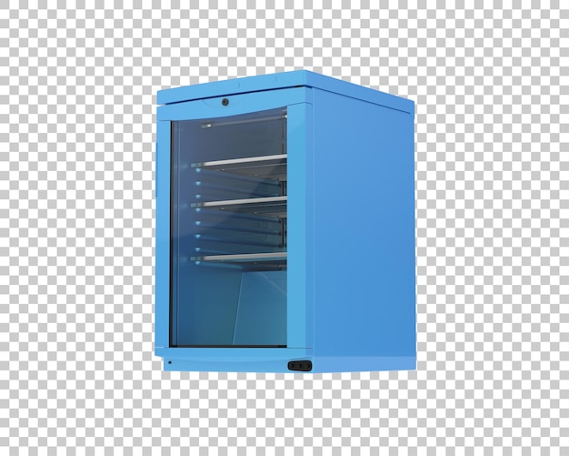 PSD réfrigérateur isolé sur fond transparent illustration du rendu 3d