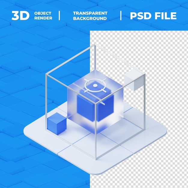 PSD rendering 3d di 25d hd icons