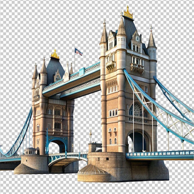 Rendering del Tower Bridge a Londra, Regno Unito