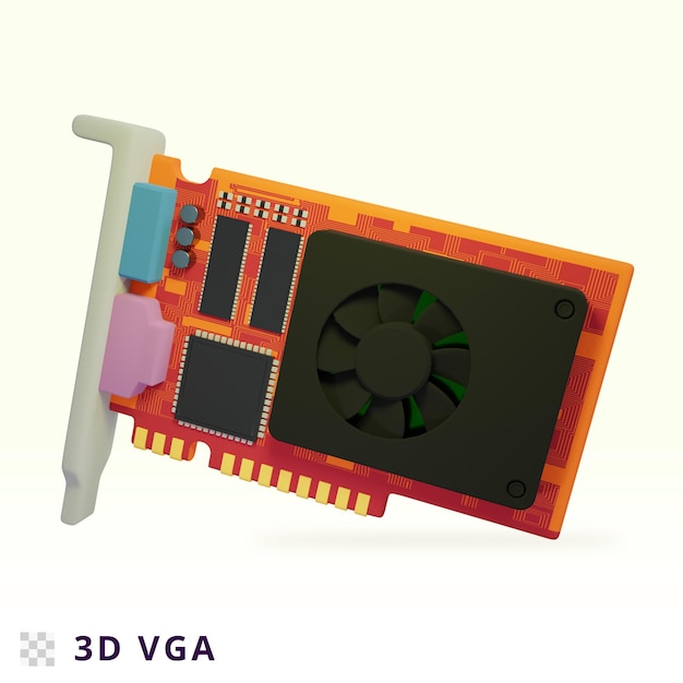 Rendu 3d Illustration VGA