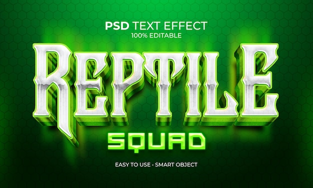 REPTILE SQUAD TEXTEFFEKT