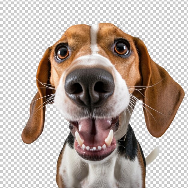 Retrato de cão Dachshund em fundo isolado png transparente