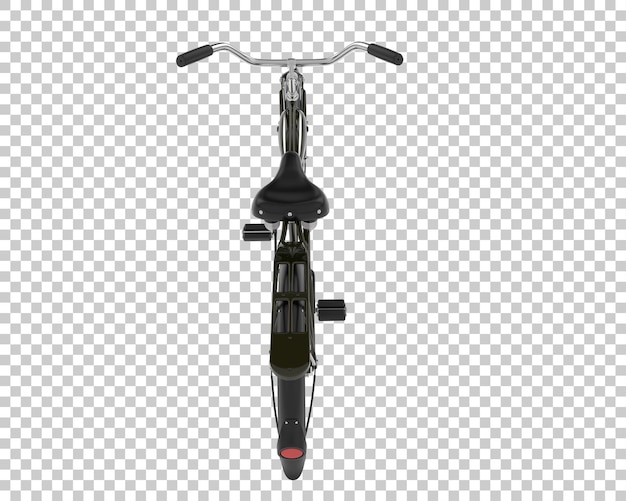 PSD retro-fahrrad isoliert auf dem hintergrund 3d-rendering-illustration