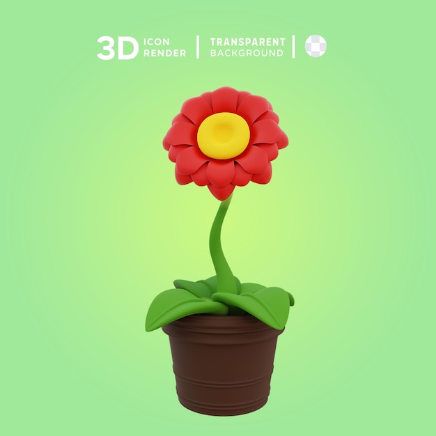 roses rouges rendu d'illustration 3D