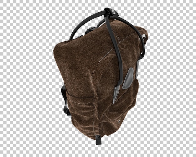 Sac à dos isolé sur fond transparent illustration du rendu 3d