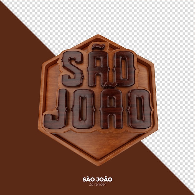 Saint John Seal renderização 3D