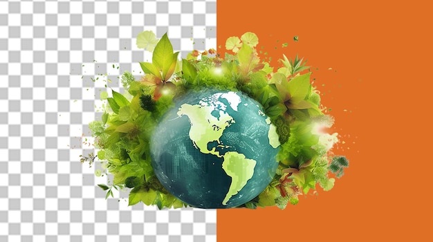 Salva la terra png illustrazione