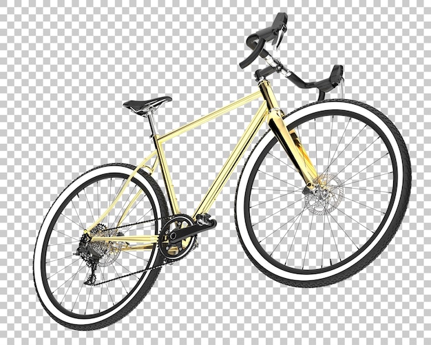 PSD schnelles fahrrad isoliert auf transparentem hintergrund 3d-rendering-illustration