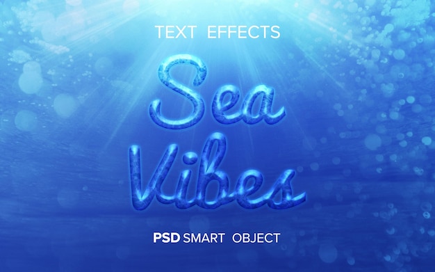 Sea Vibes Texteffekt