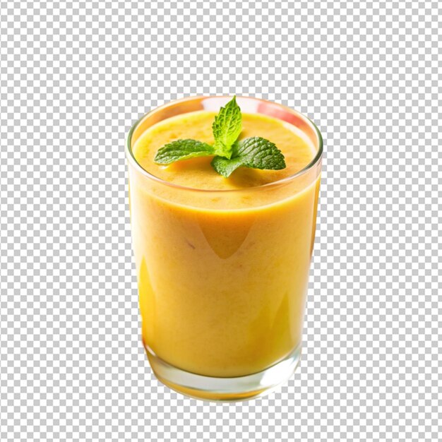 PSD smoothie de manga em fundo transparente