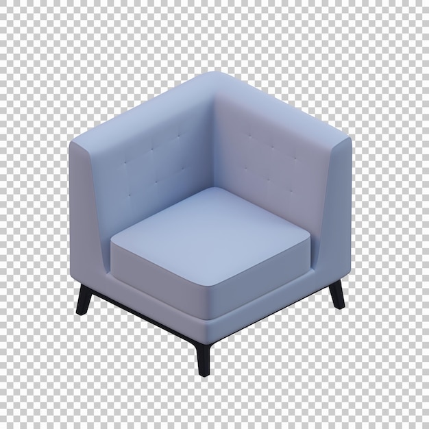 Sofa 3D-Render-Designelement 10