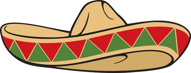 PSD sombrero mexicano sombrero