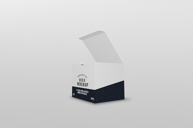 Square Box Verpackung Mockup