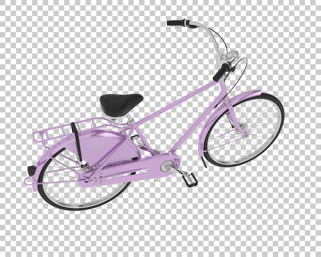 PSD stadtfahrrad isoliert auf dem hintergrund 3d-rendering-illustration