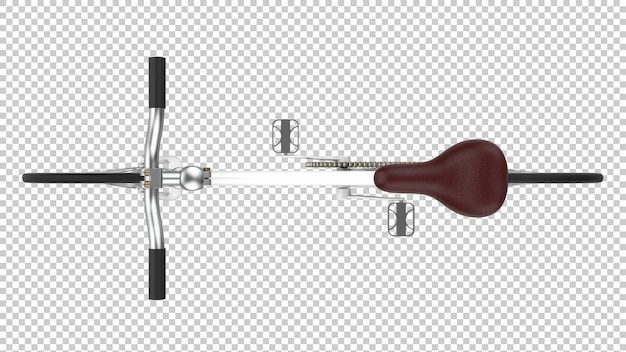 PSD stadtfahrrad isoliert auf transparentem hintergrund, 3d-darstellung