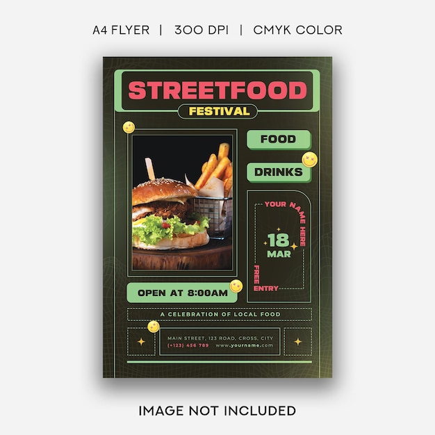 Streetfood-Festival-Flyer