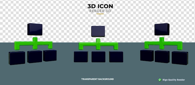 PSD symbol 3d-infografiken rendern hohe qualität