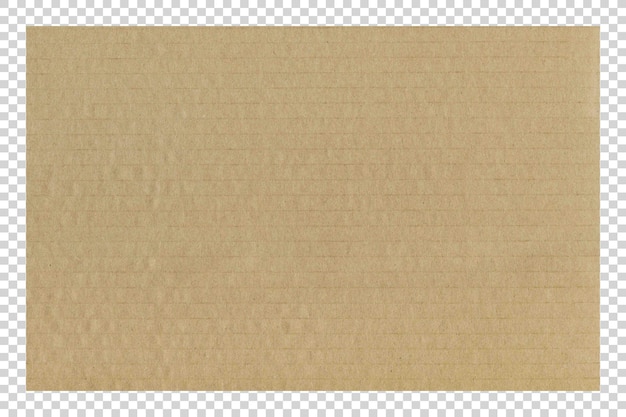 PSD texture de papier brun psd sur fond transparent