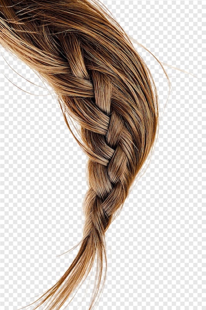 PSD um penteado para mulheres com cabelos longos