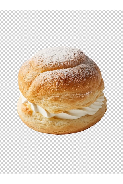 PSD uma pastelaria com um topo branco e uma cobertura de queijo creme branco