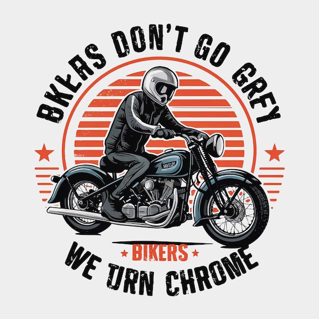 PSD un uomo su una motocicletta che dice quote bike quote