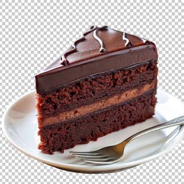 Una torta di cioccolato.