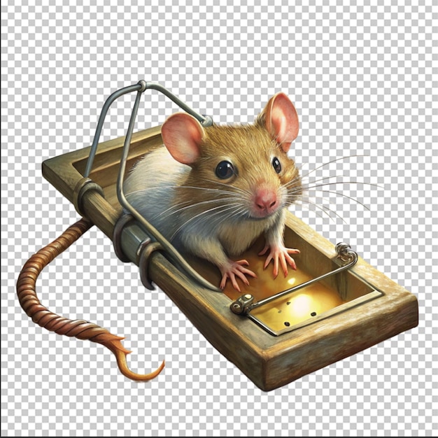 PSD vecteur d'illustration de l'objet du symbole du piège à souris