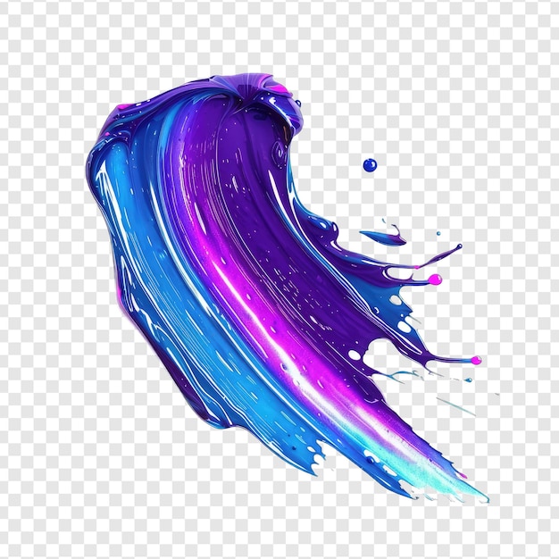 PSD violette und blaue farbe mit einem violetten farbschlag auf einem weißen hintergrund png