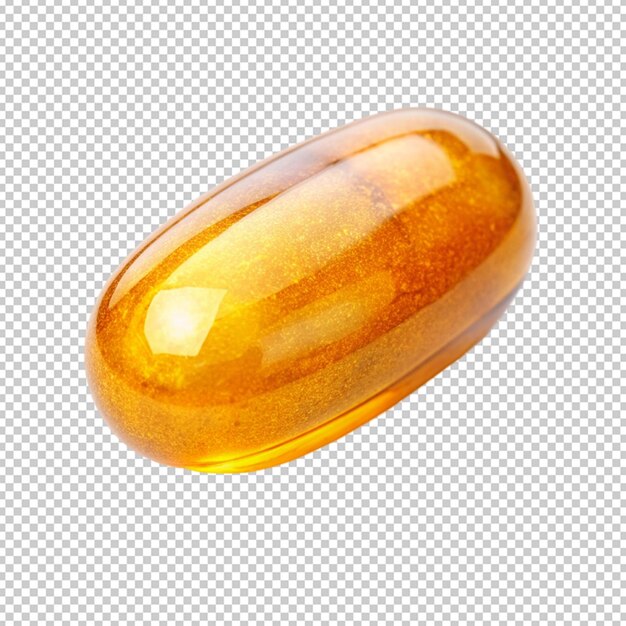 PSD une vitamine sur un fond transparent