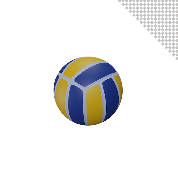 volley-ball, 3d, illustration