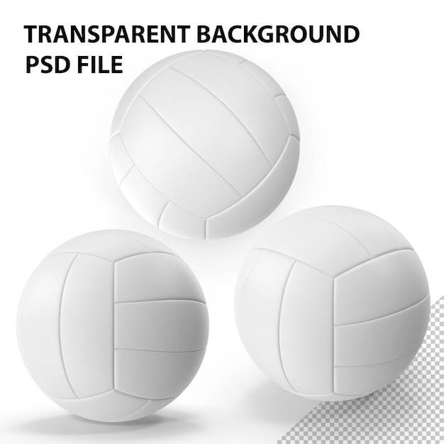 PSD volleyballball aus png