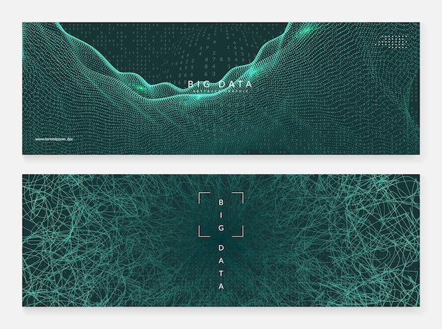 Vecteur gratuit abstrait numérique