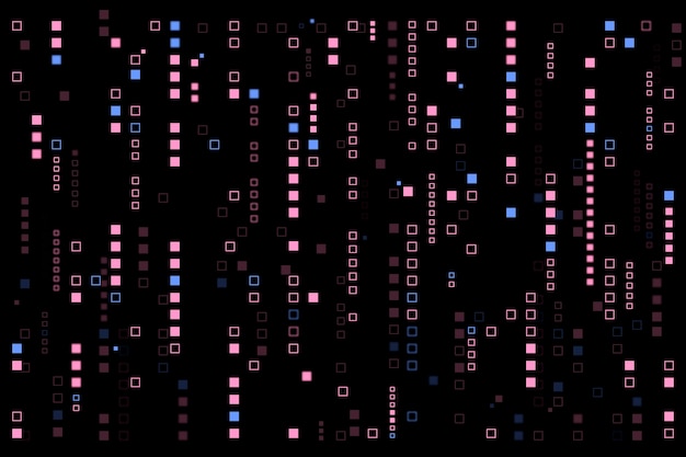 Vecteur gratuit abstrait pixel pluie