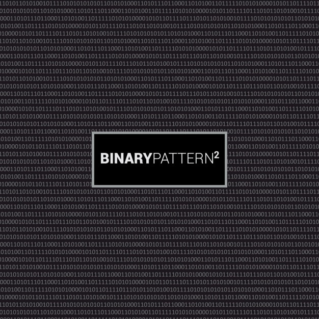 Vecteur gratuit binary design pattern de code