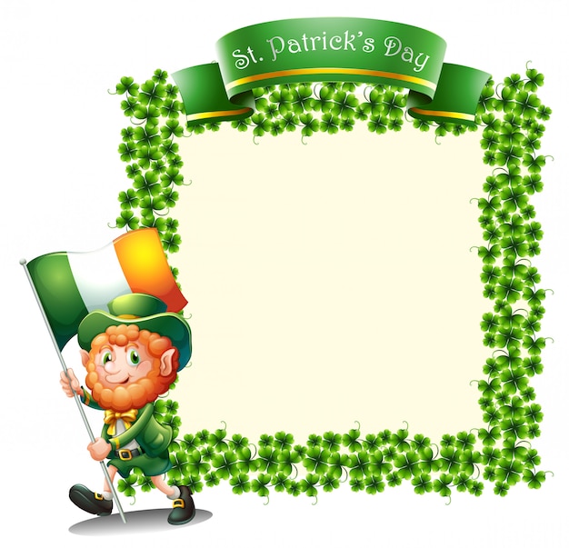 Un cadre vide pour la Saint-Patrick