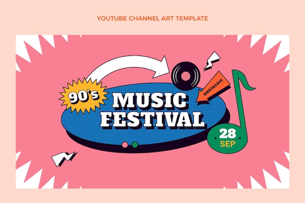 Chaîne youtube du festival de musique nostalgique des années 90