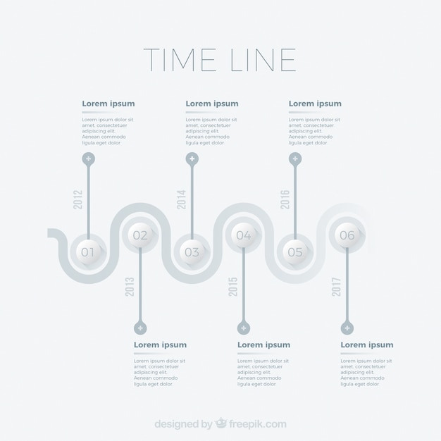 Vecteur gratuit chronographe infographique en tons gris